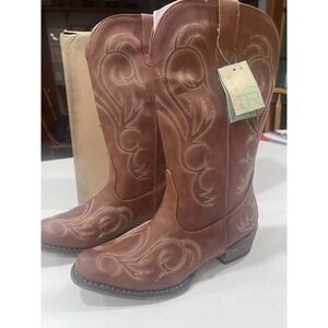 NWT Roper Women's Riley Western Boot - Brown‎ 09-021-1566-2421 Size 10